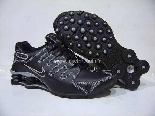 Fonctionnel Pour Hommes Nike Shox Nz Chaussures Noires Grises